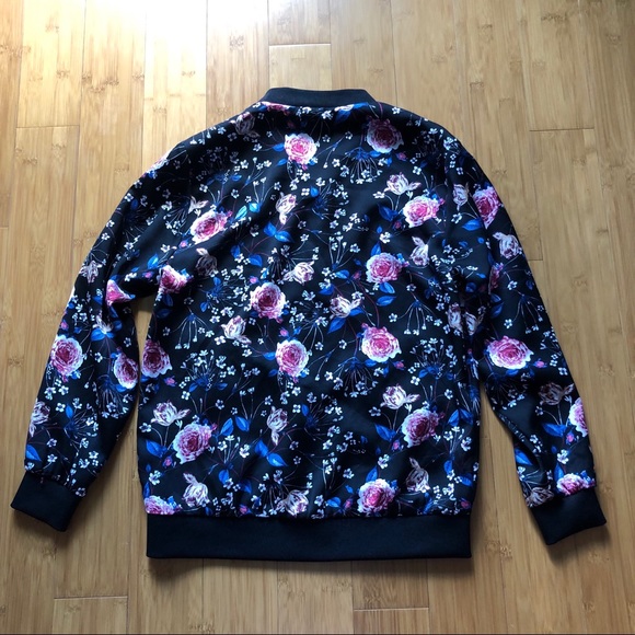 NWOT Topshop Floral Bomber Jacket - Picture 8 of 8